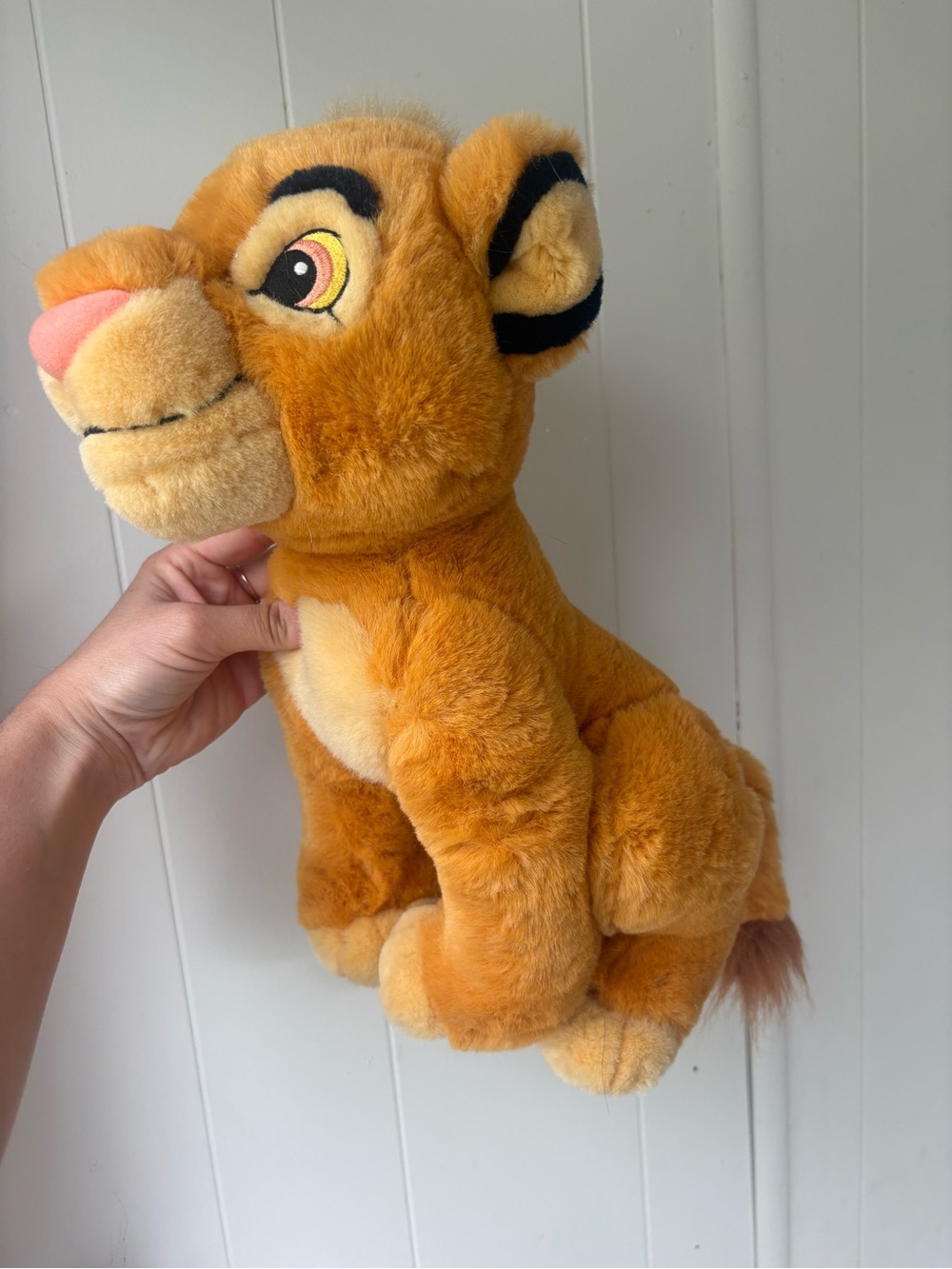 12-14in Disney Original Plush Lion Stuffed Toy Orange and Cream Simba
